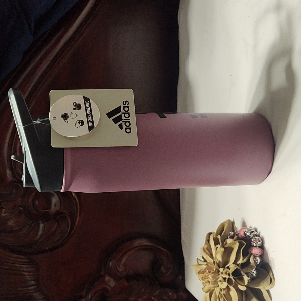 Adidas Matte Pink Insulated Bottle - Picture 10 of 12